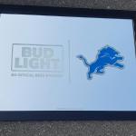 bud light detroit lions 2024 mirror-31x23-$125