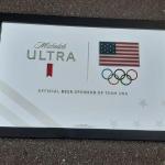 michelob ultra USA olympic sponsor mirror-35x23-$80