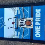 miller lite lions one pride ford field mirror-35x23-$200