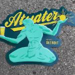 atwater brewery spirit of detroit sign- 24x17-$40