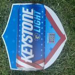 keystone light USO tin-23x23-$30